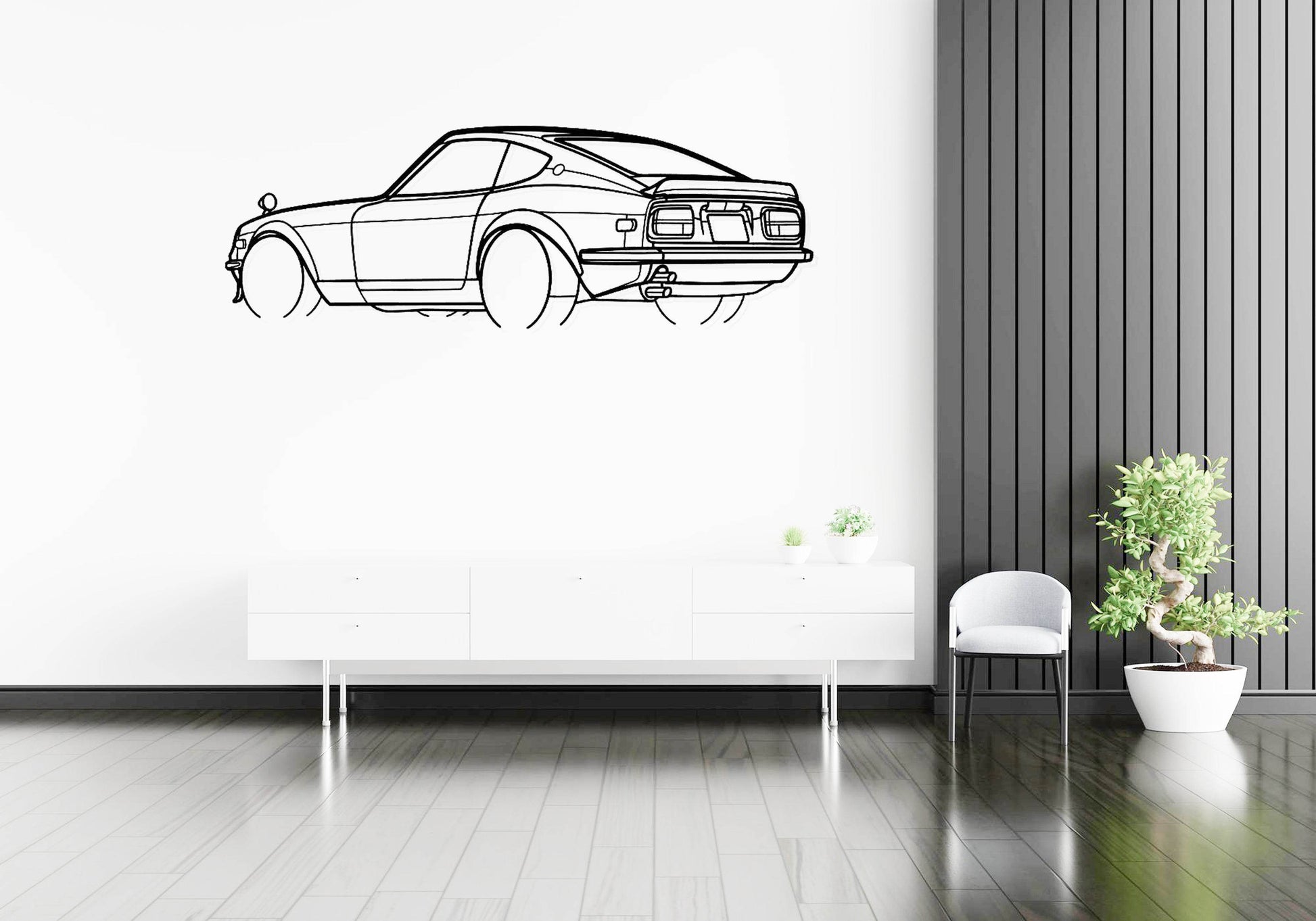 240Z 1972 - Metal Wall Art - Metal Art
