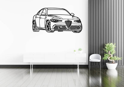 Guılıa Quadrıfoglıo Perspective - Metal Wall Art - Metal Art