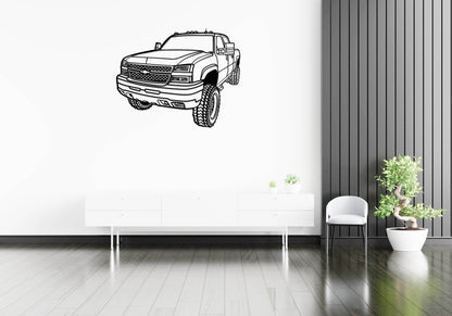 Silverado Perspective - Metal Wall Art - Metal Art