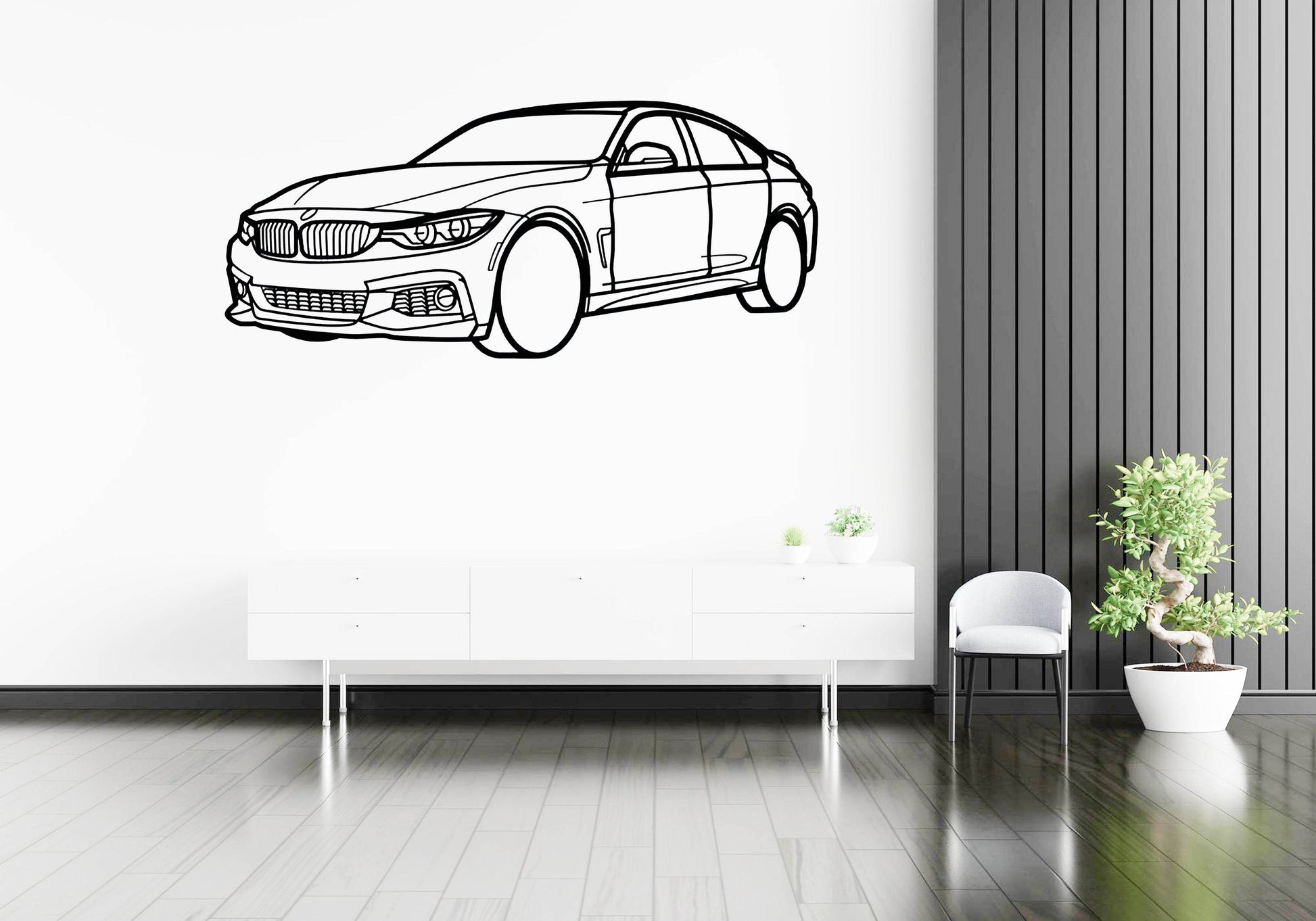 BMW 440i Grand Coupe - Metal Wall Art - Metal Art