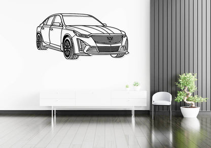 CT5-V Blackwing Perspective - Metal Wall Art - Metal Art