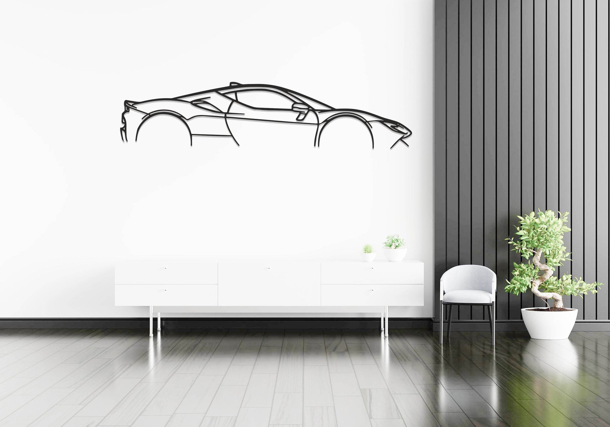 488 GTB - Metal Wall Art - Metal Art