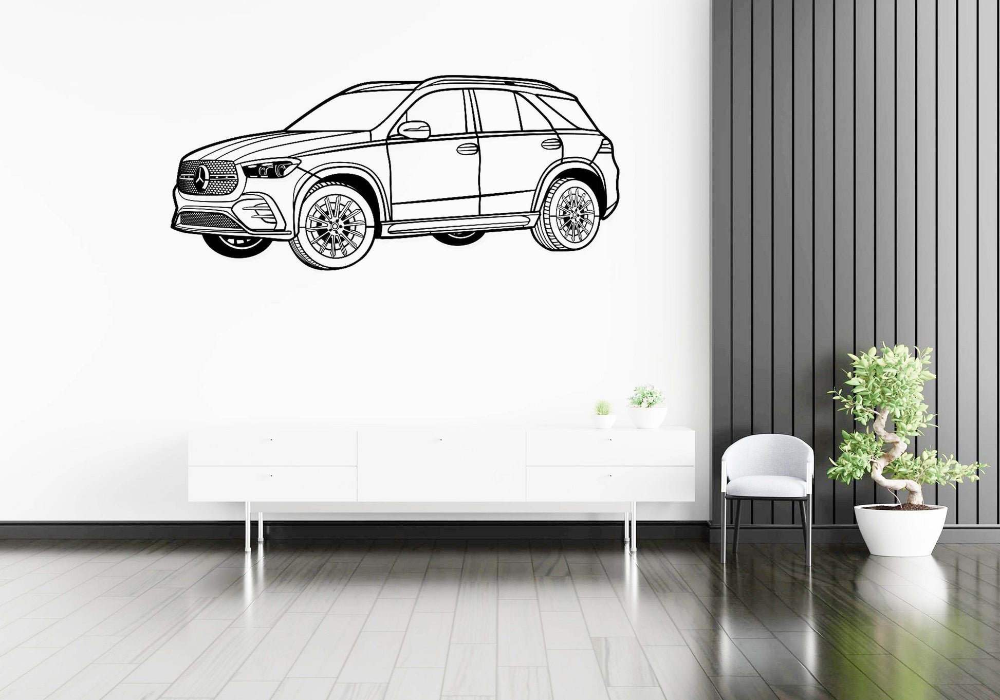 2024 GLE 350 Perspective - Metal Wall Art - Metal Art