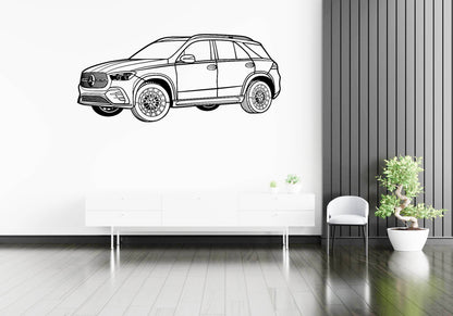 2024 GLE 350 Perspective - Metal Wall Art - Metal Art