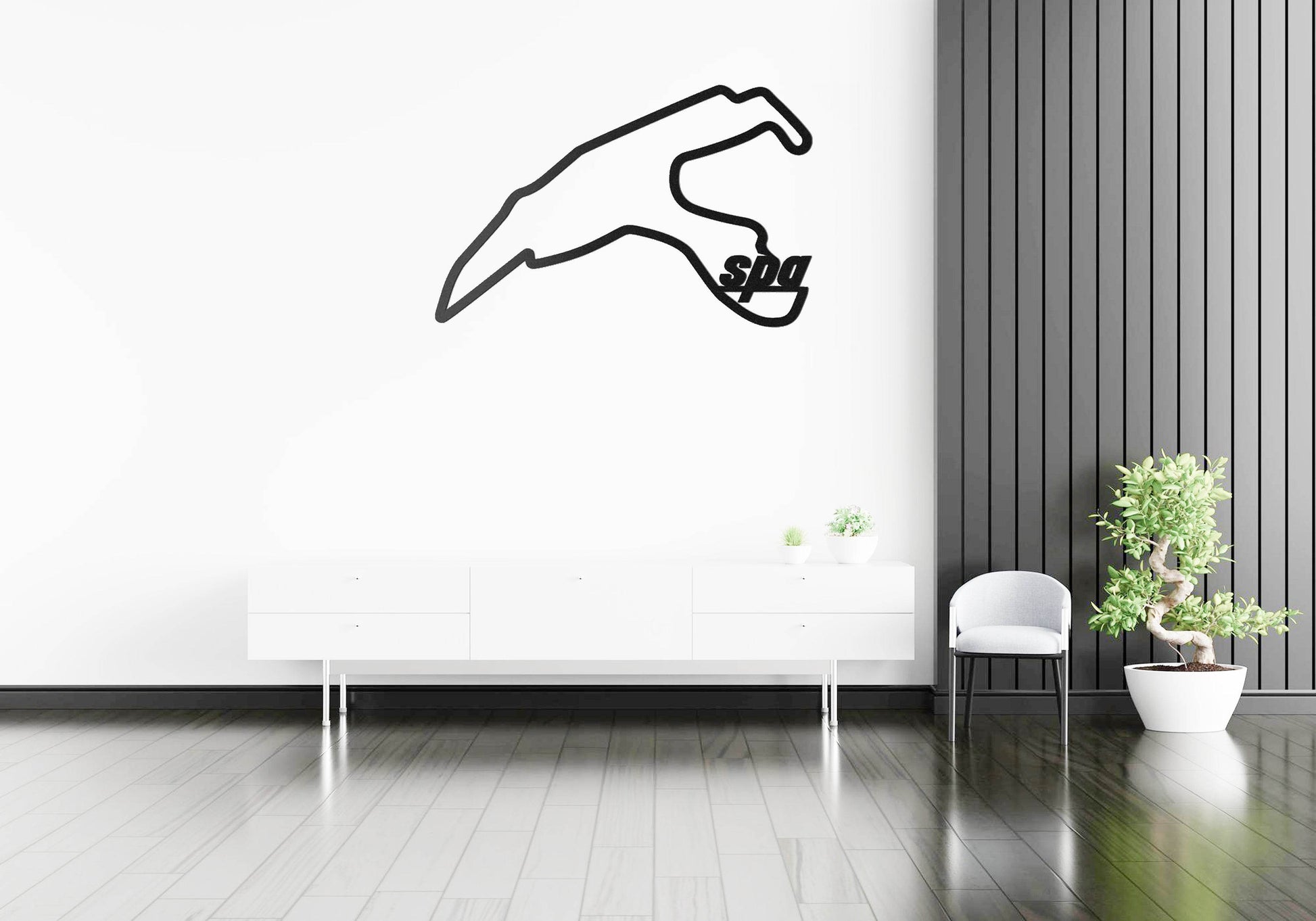 Spa Formula 1 Circuit - Metal Wall Art - Metal Art