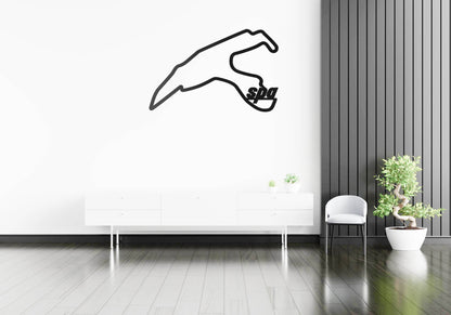 Spa Formula 1 Circuit - Metal Wall Art - Metal Art