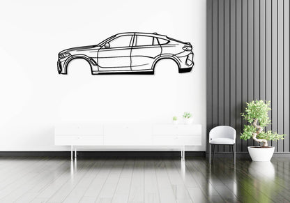 X6 M F96 3rd Gen - Metal Wall Art - Metal Art