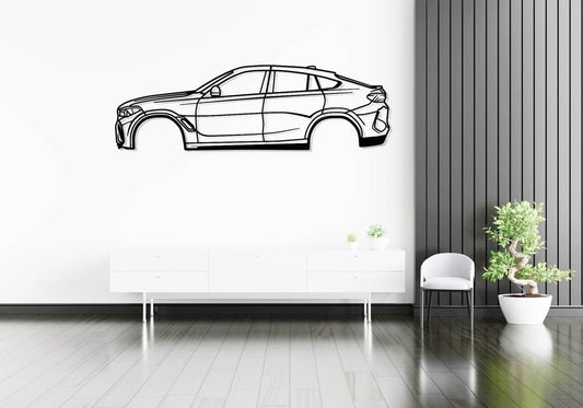 X6 M F96 3rd Gen - Metal Wall Art - Metal Art