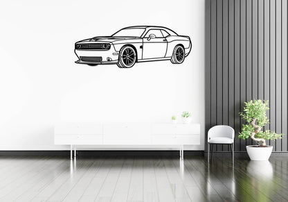 Challenger SRT Perspective - Metal Wall Art - Metal Art