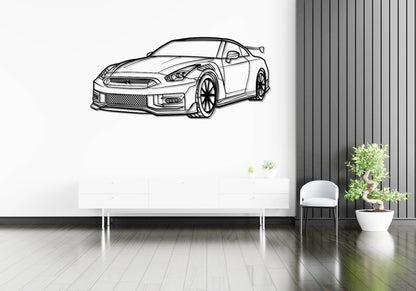 GT-R R35 - Metal Wall Art - Metal Art