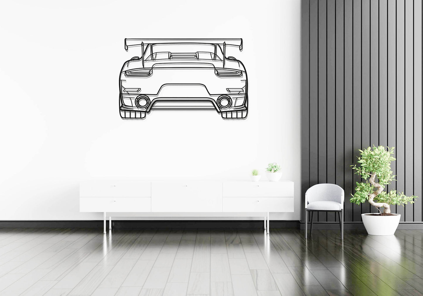 911 GT2 RS Model 991 - Metal Wall Art - Metal Art