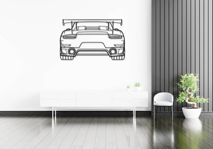 911 GT2 RS Model 991 - Metal Wall Art - Metal Art