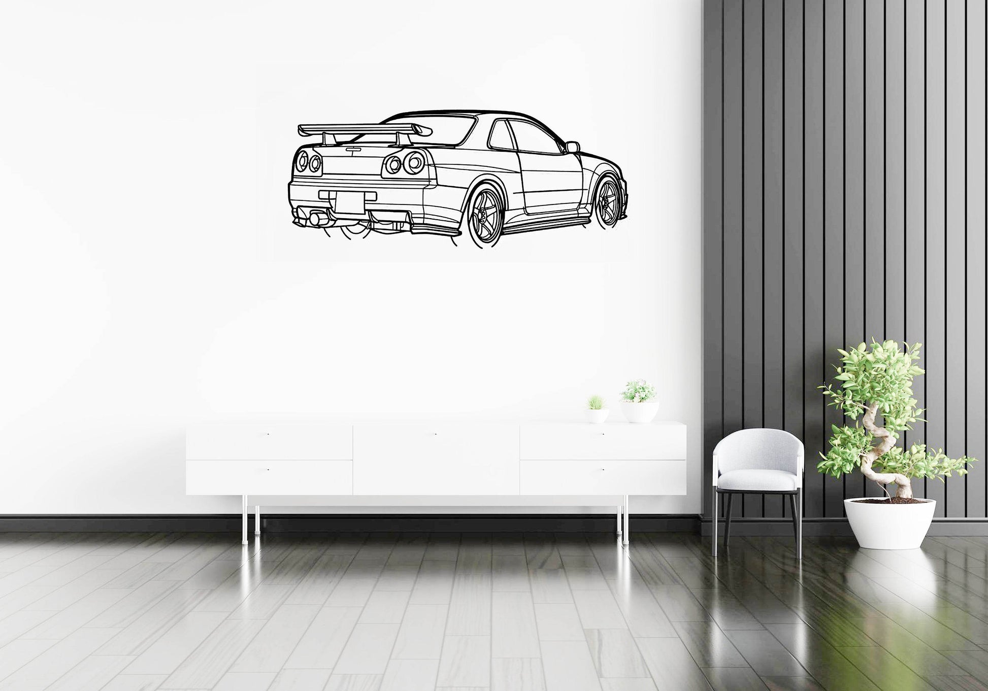R34 GTR Nismo - Metal Wall Art - Metal Art