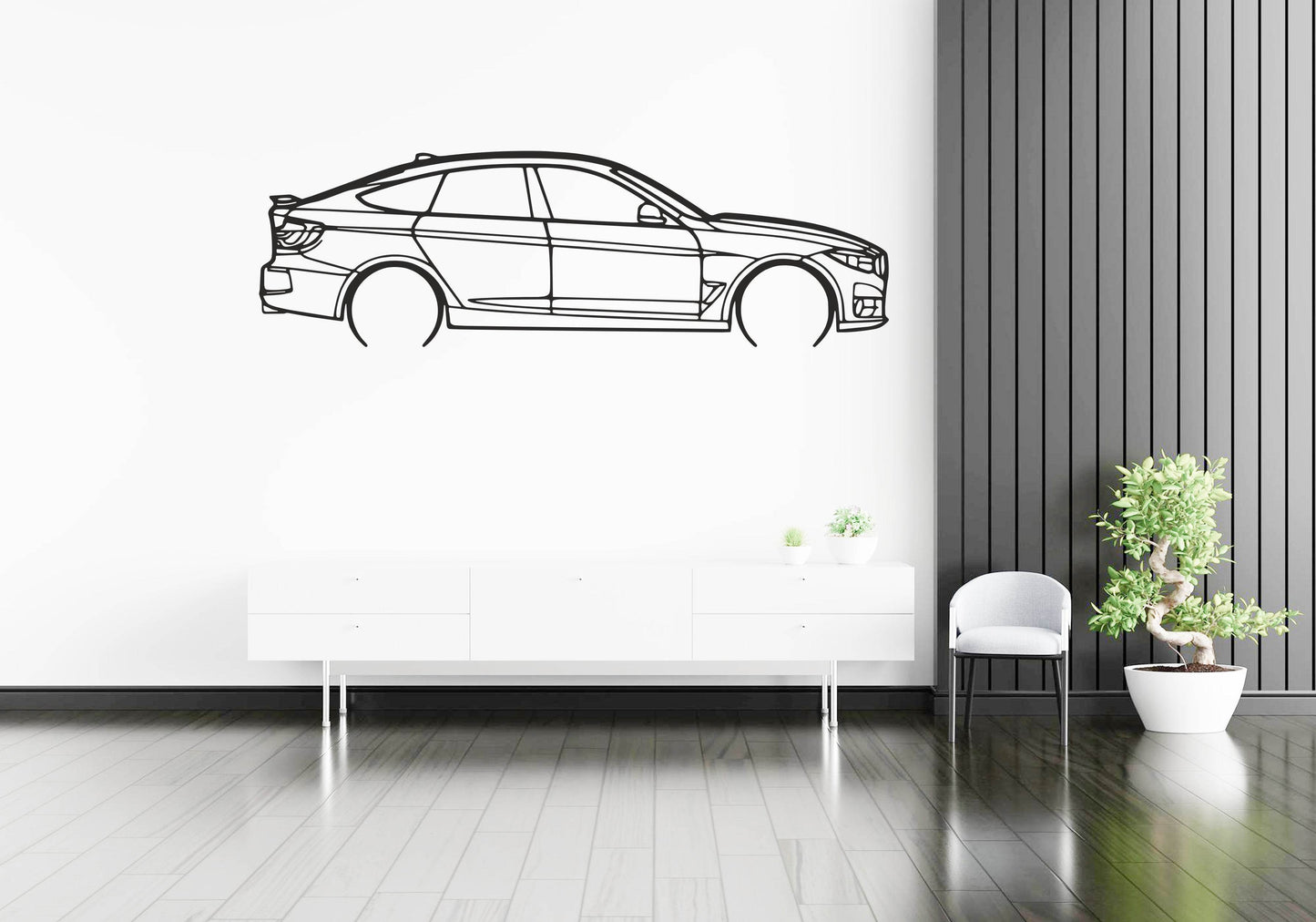 3 Series GT (F34) - Metal Wall Art - Metal Art