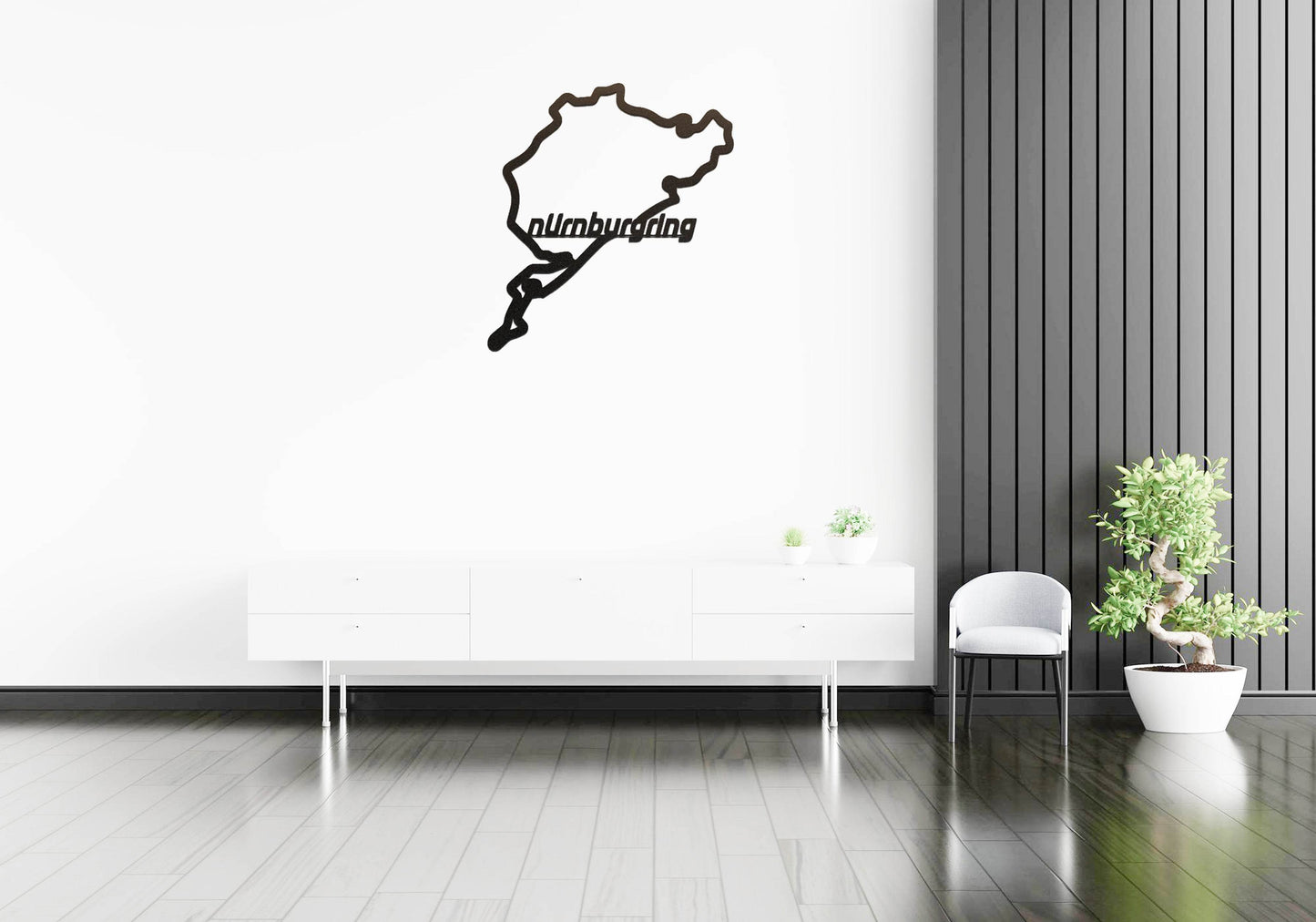 Nurburgring Metal Circuit - Metal Wall Art - Metal Art