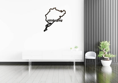 Nurburgring Metal Circuit - Metal Wall Art - Metal Art