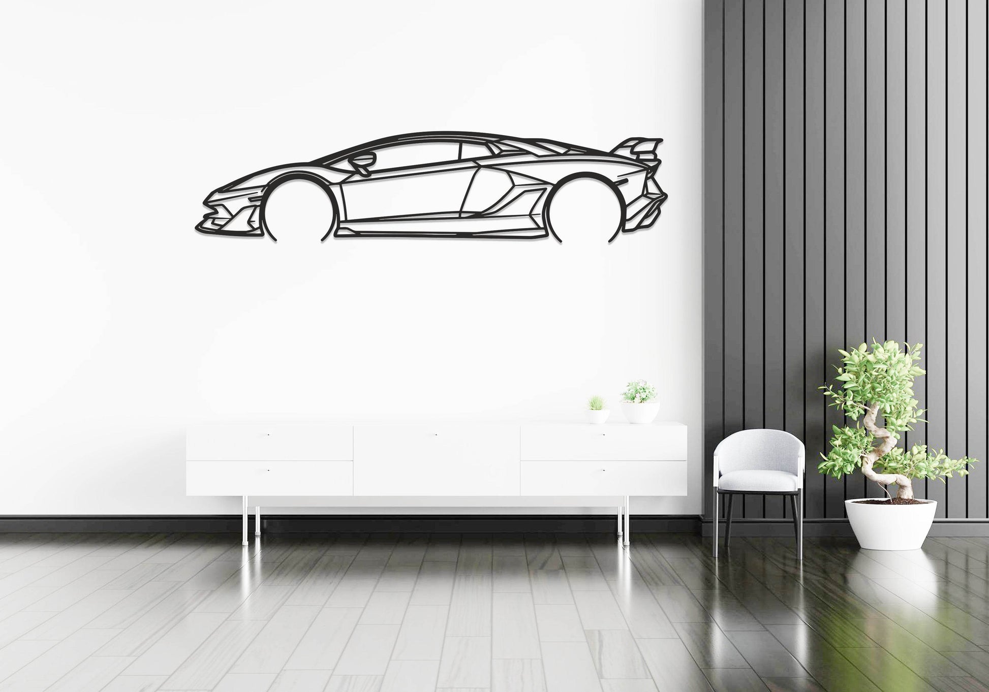 Aventador SVJ - Metal Wall Art - Metal Art