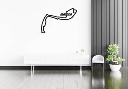 Monaco Formula 1 Circuit - Metal Wall Art - Metal Art