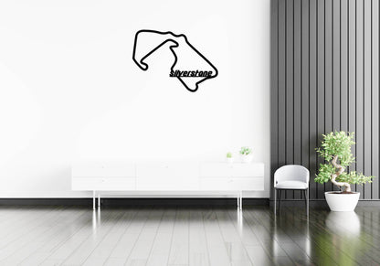 Silverstone Formula 1 Circuit - Metal Wall Art - Metal Art