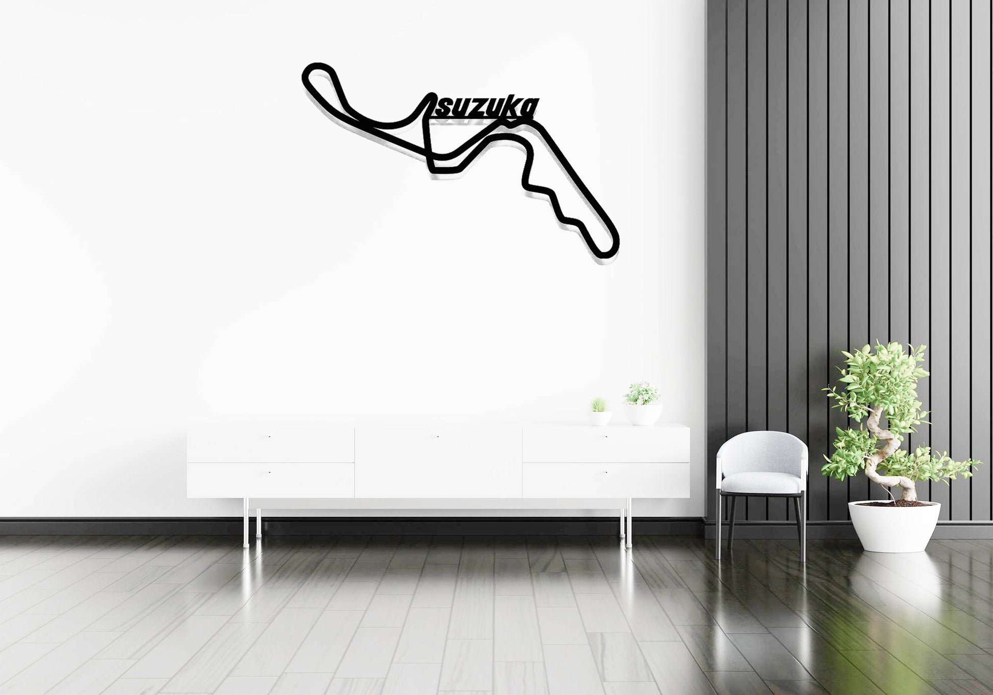 Suzuka Formula 1 Circuit - Metal Wall Art - Metal Art