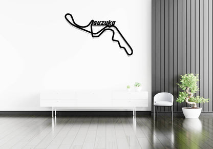 Suzuka Formula 1 Circuit - Metal Wall Art - Metal Art