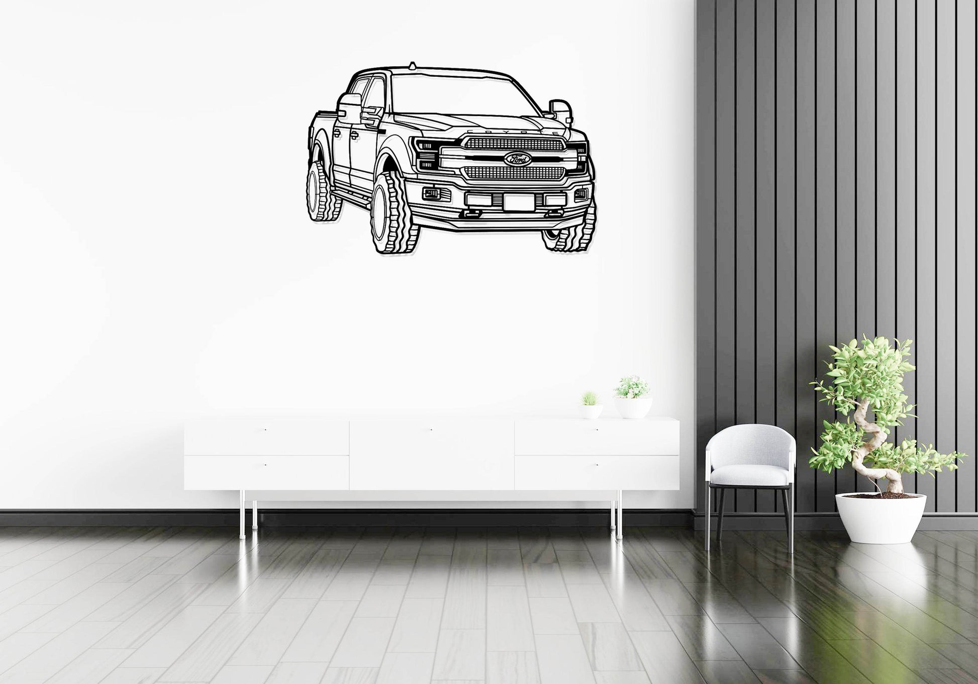 F-150 Perspective - Metal Wall Art - Metal Art