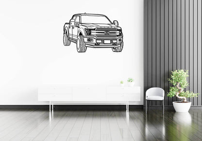 F-150 Perspective - Metal Wall Art - Metal Art
