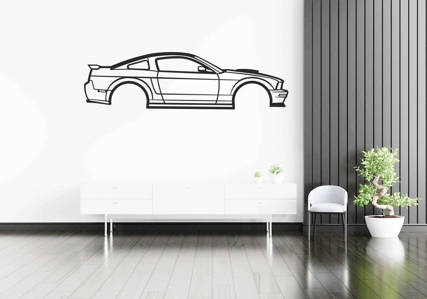 Mustang S197 (2005–2009) - Metal Wall Art - Metal Art