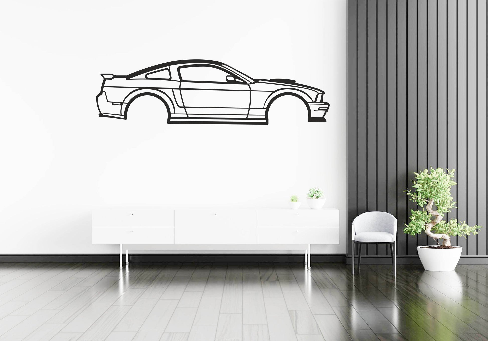 Mustang S197 (2005–2009) - Metal Wall Art - Metal Art