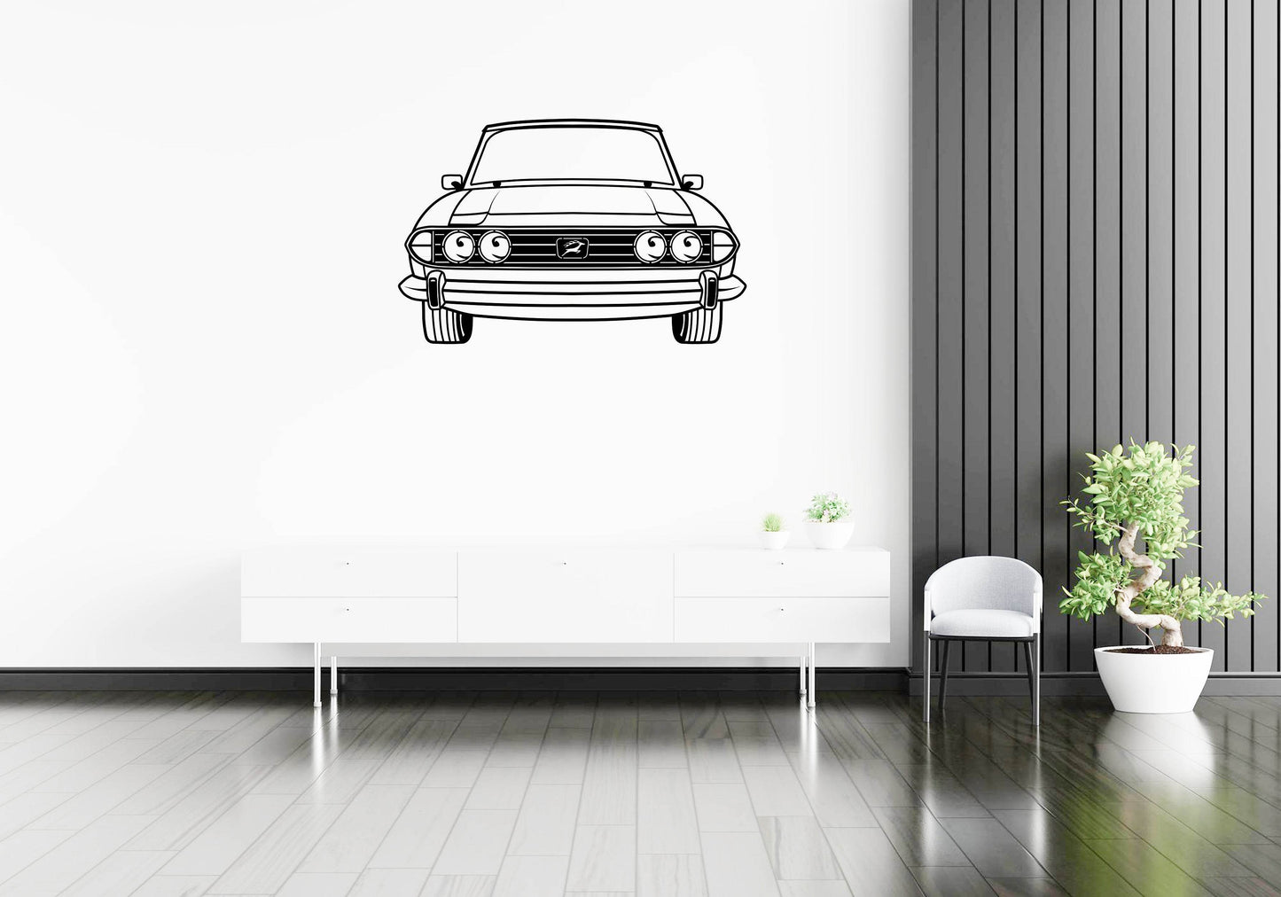 Triumph Stag Front - Metal Wall Art - Metal Art