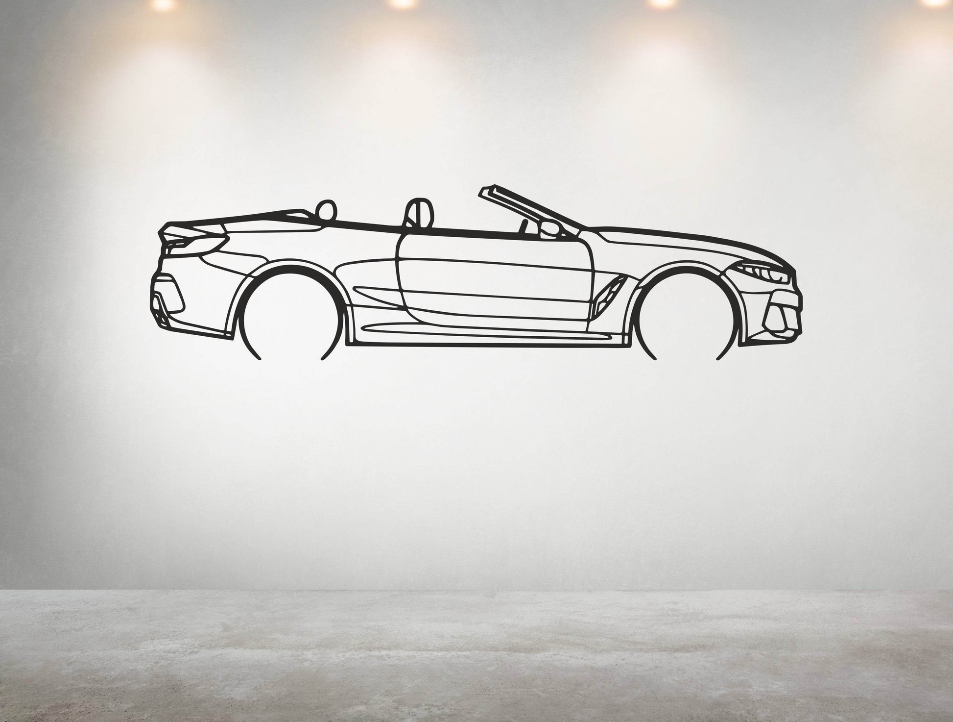 8 Series Convertible (G14) - Metal Wall Art - Metal Art