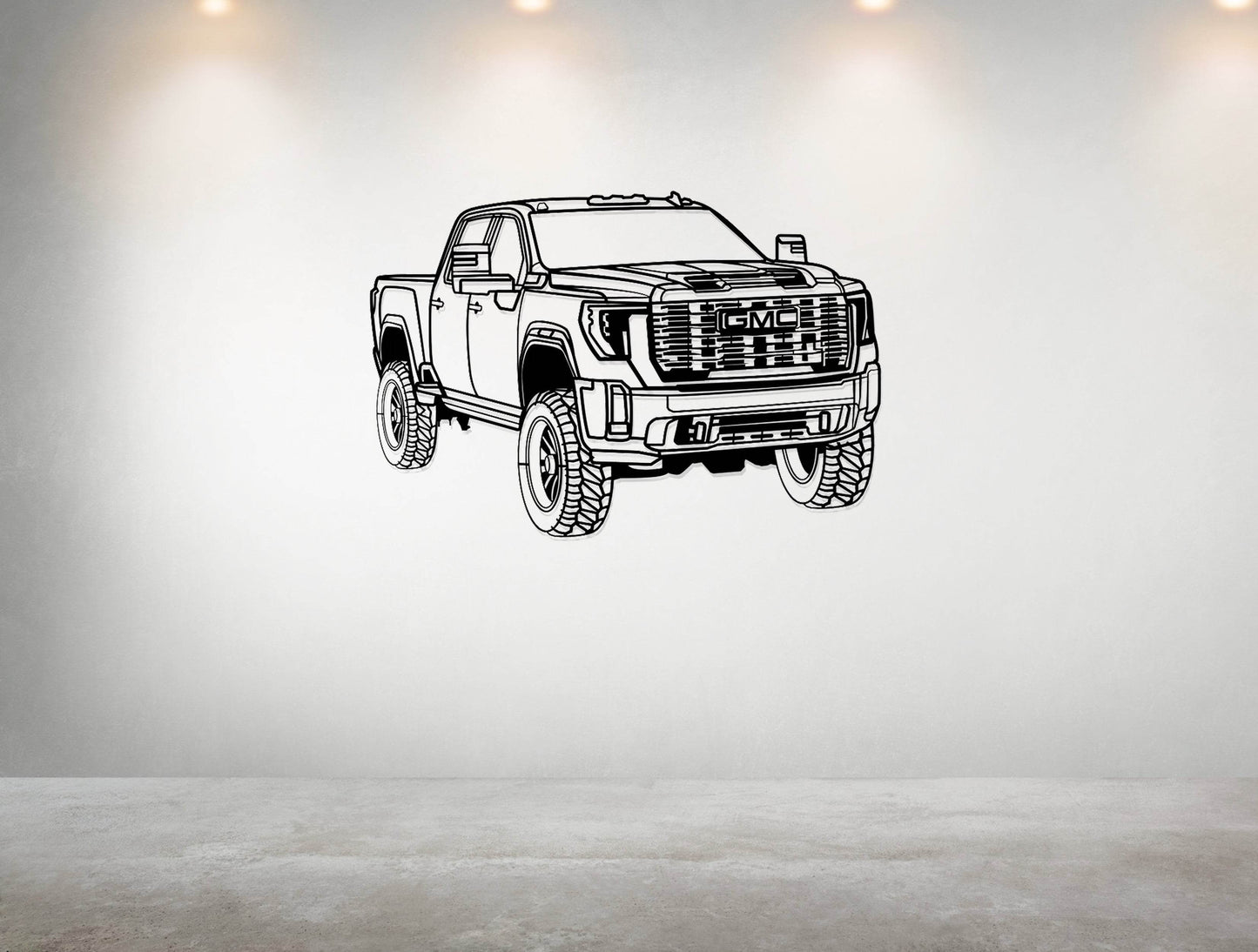 Sierra 2500 Denali - Metal Wall Art - Metal Art