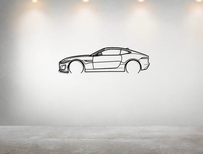 F Type P300 - Metal Wall Art - Metal Art