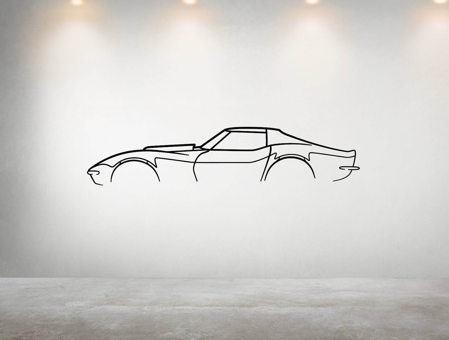 Corvette c3 L88 - Metal Wall Art - Metal Art
