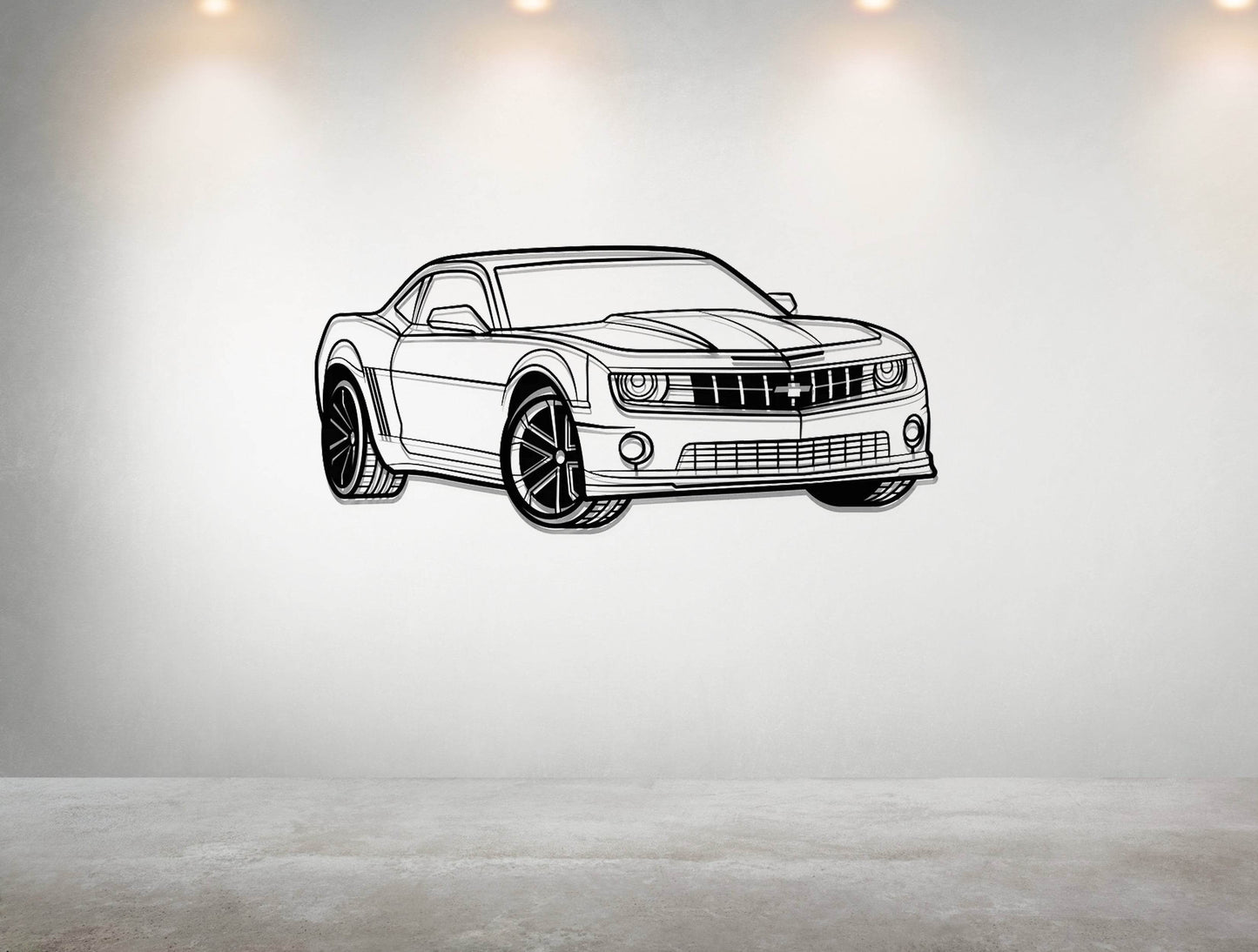 Camaro 5th Gen - Metal Wall Art - Metal Art