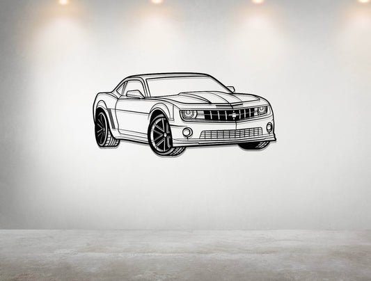 Camaro 5th Gen - Metal Wall Art - Metal Art