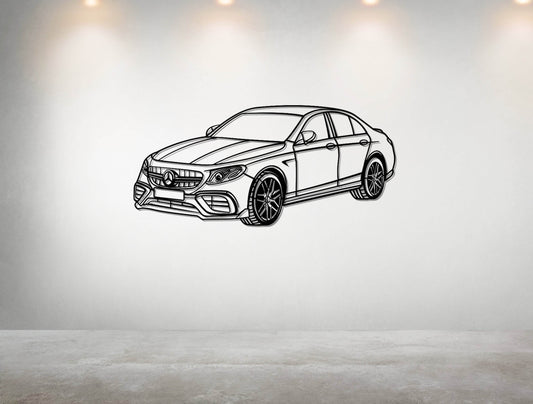 AMG E63 S (W213) - Metal Wall Art - Metal Art