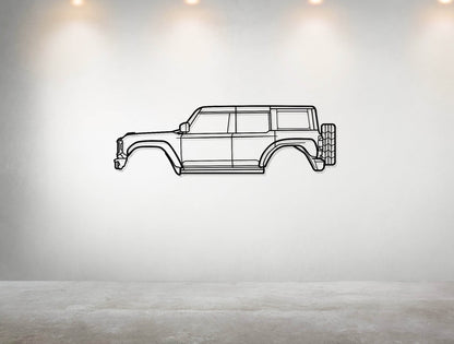 Bronco 4-door - Metal Wall Art - Metal Art