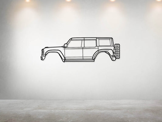 Bronco 4-door - Metal Wall Art - Metal Art