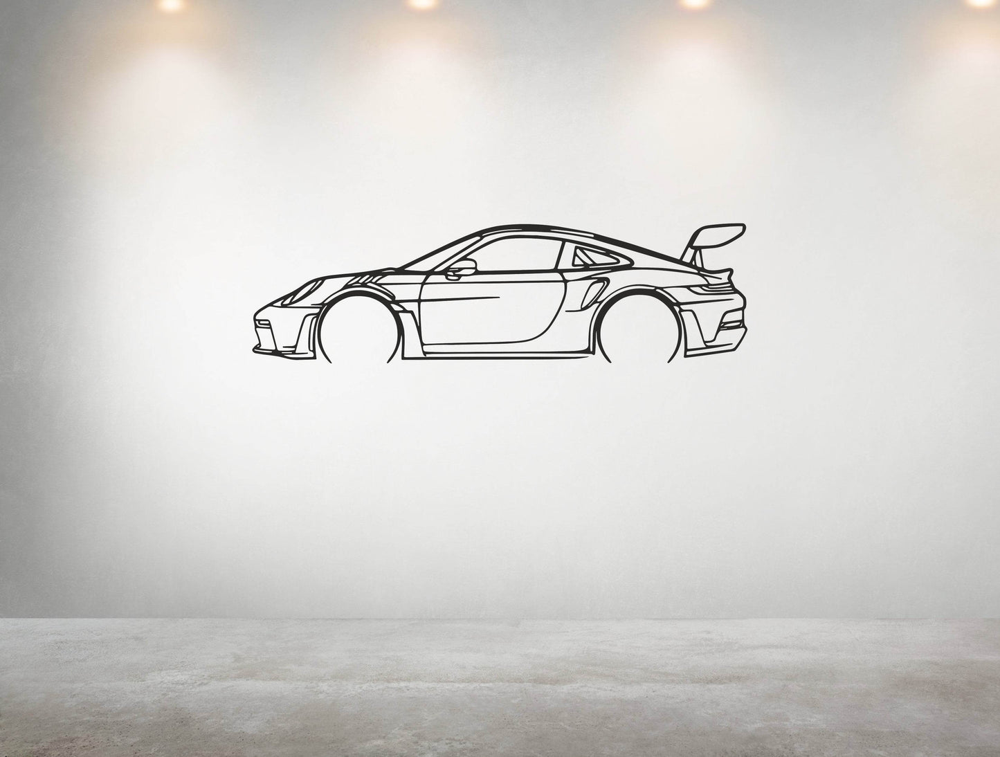 911 GT3 RS 992 - Metal Wall Art - Metal Art