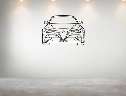 Giulia GTAm - Metal Wall Art - Metal Art