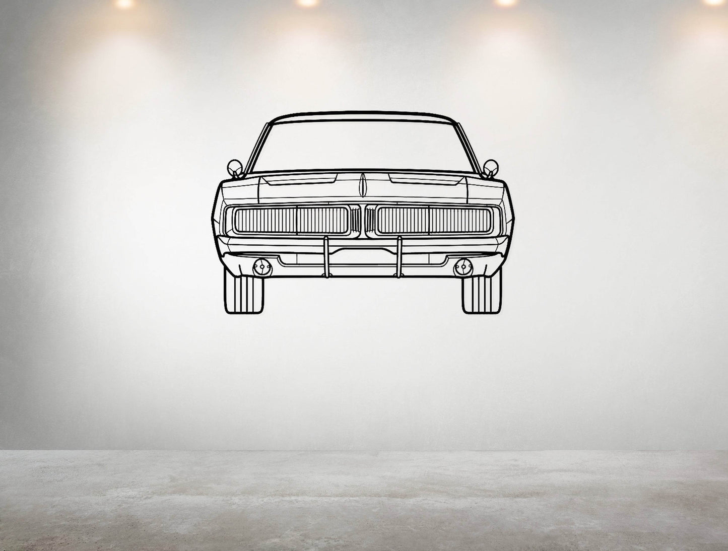 Charger 1969 - Metal Wall Art - Metal Art