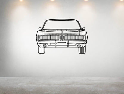 Charger 1969 - Metal Wall Art - Metal Art