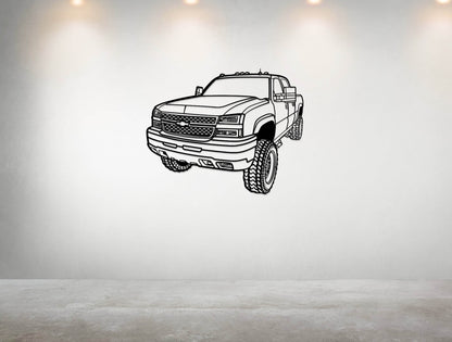Silverado Perspective - Metal Wall Art - Metal Art