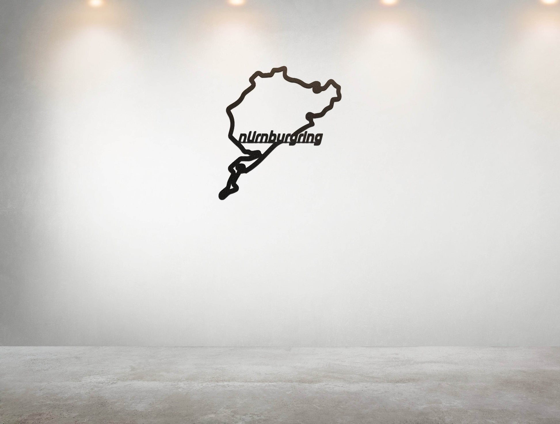 Nurburgring Metal Circuit - Metal Wall Art - Metal Art