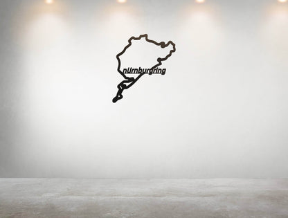 Nurburgring Metal Circuit - Metal Wall Art - Metal Art
