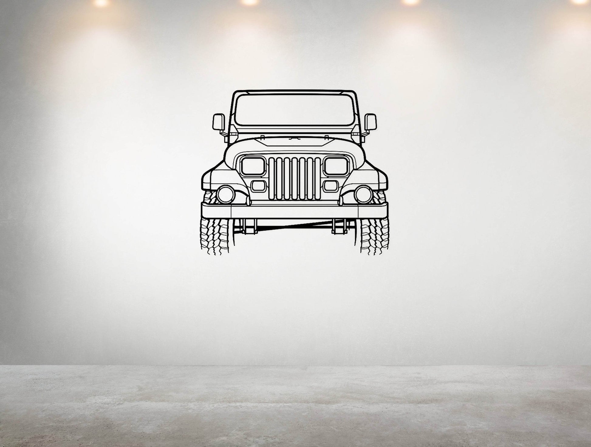 Wrangler Sahara 1988 - Metal Wall Art - Metal Art