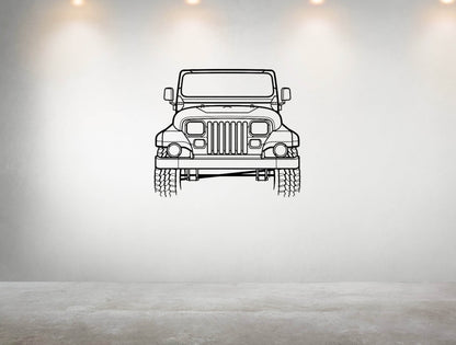 Wrangler Sahara 1988 - Metal Wall Art - Metal Art
