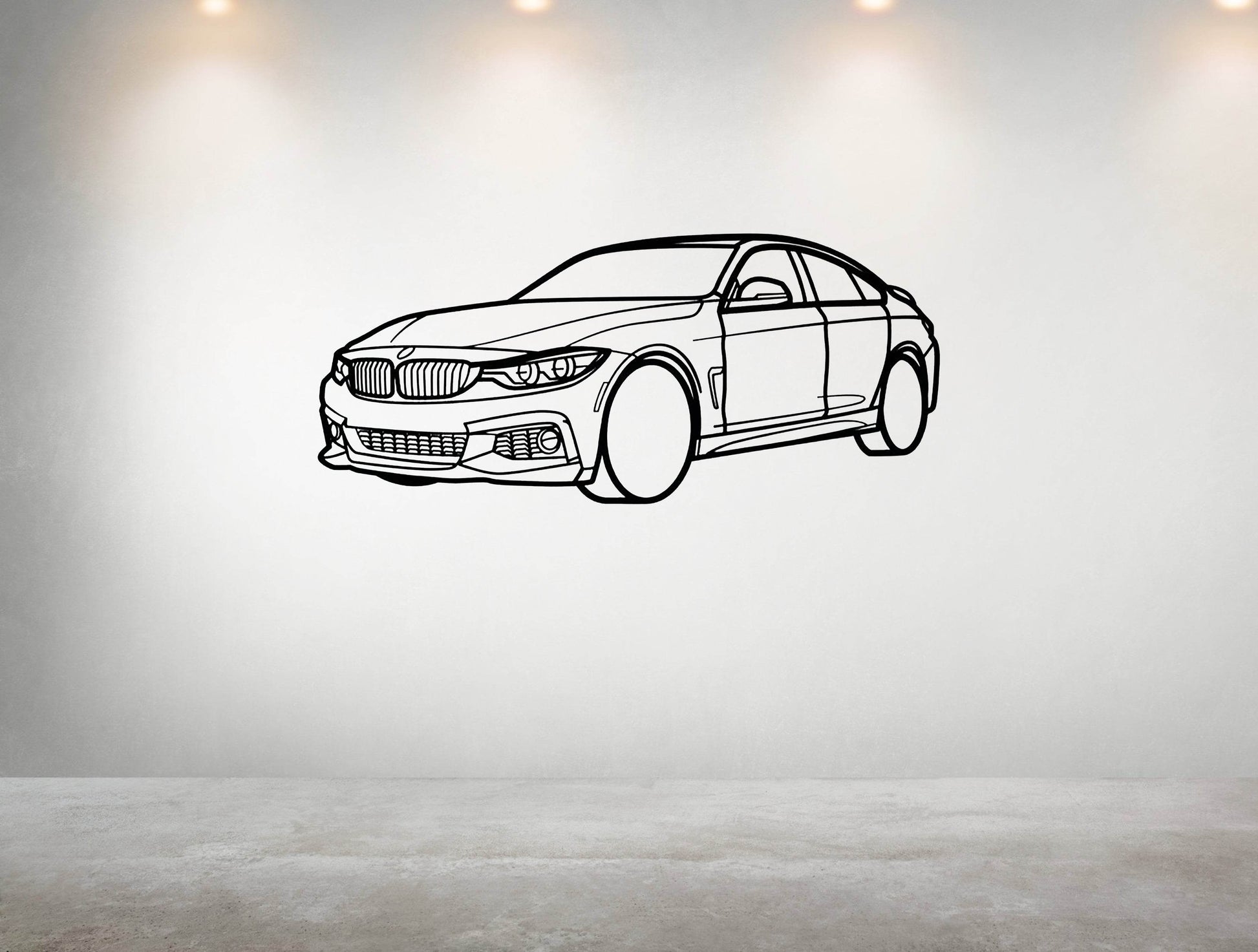 BMW 440i Grand Coupe - Metal Wall Art - Metal Art
