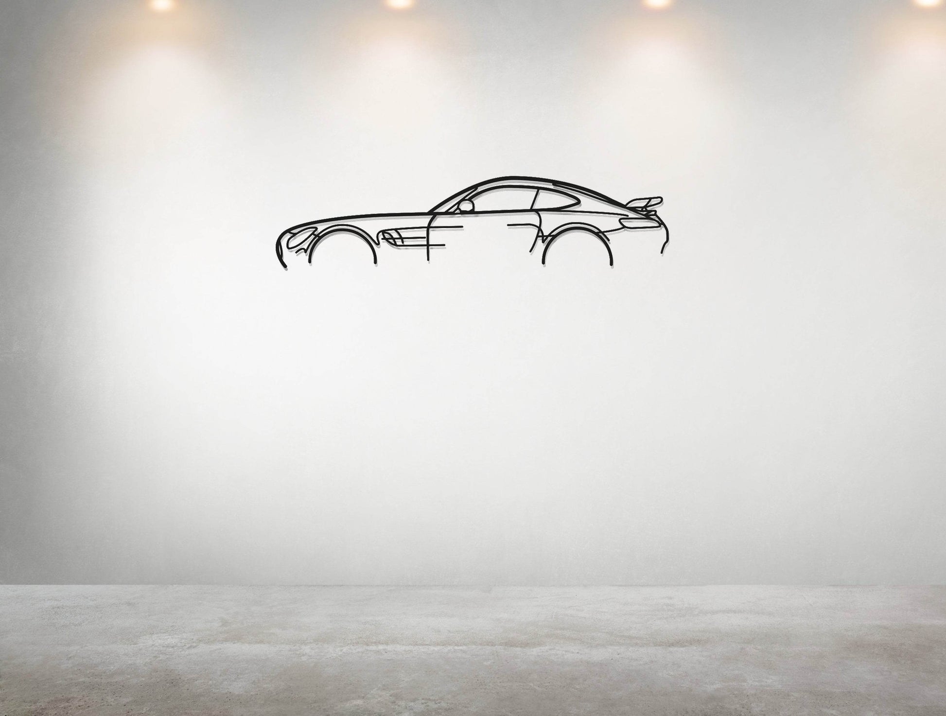 AMG GT R Classic - Metal Wall Art - Metal Art